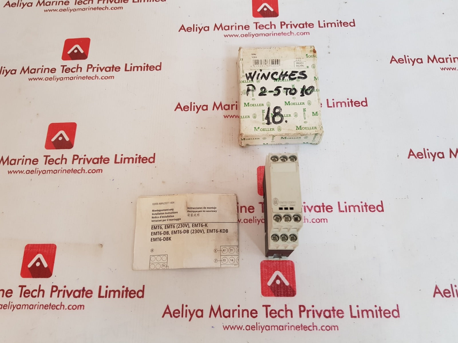 Moeller emt6(230v) motor overload relay 50/60hz