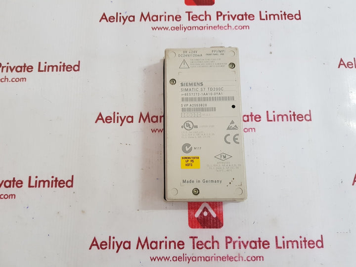 Siemens 6es7272-1aa10-0ya1 simatic s7 td200c display 