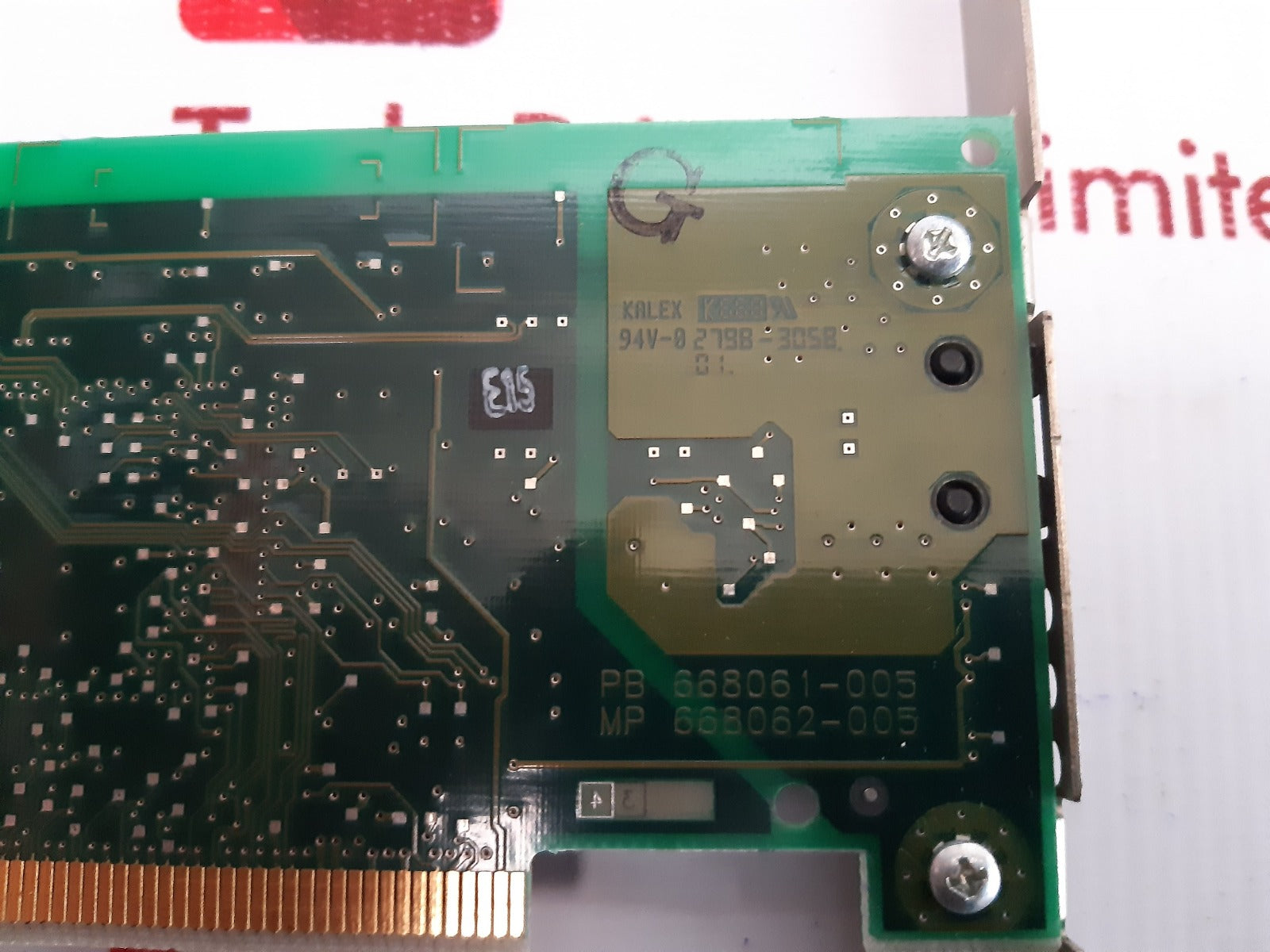 Kalex k668 ethernet card ejmnpdbach4 