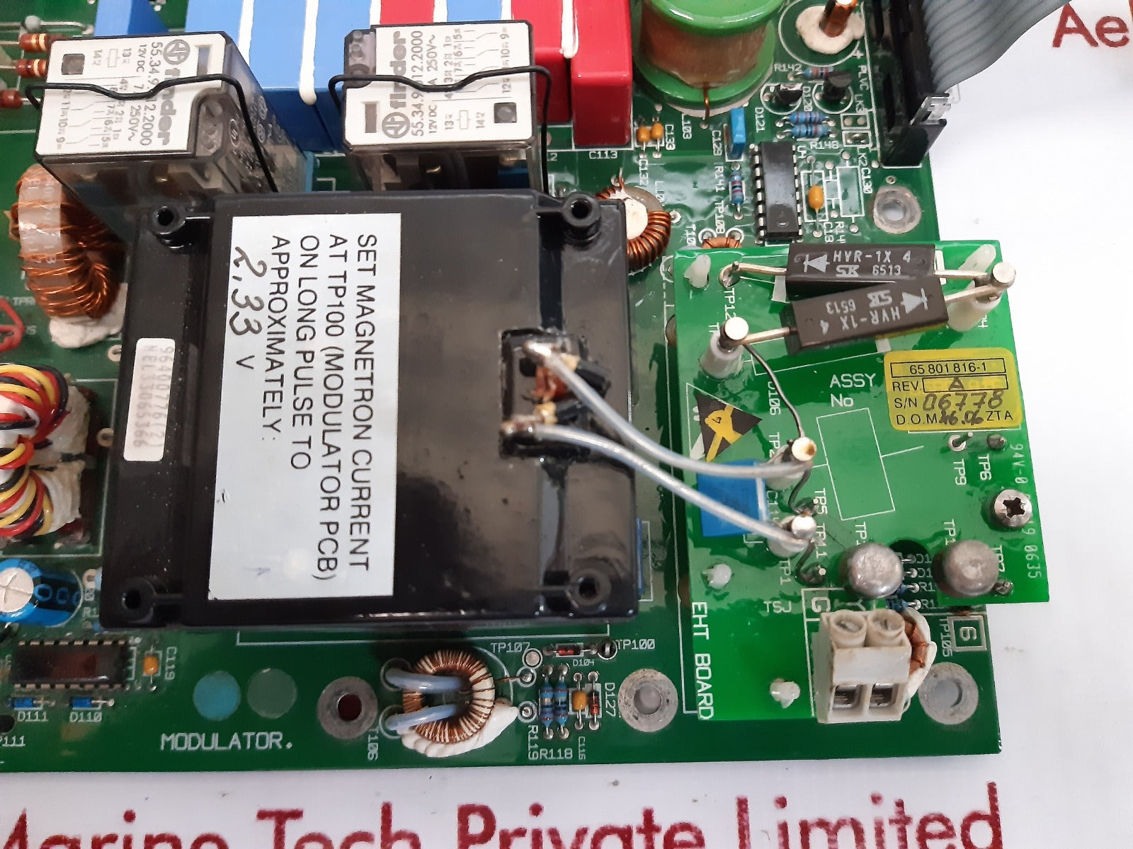 65801816-1 modulator rev a eht board