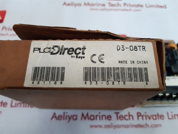 Plc direct d3-08tr relay output