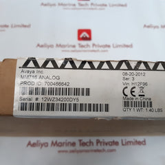 Avaya mm716 analog media module 700466642