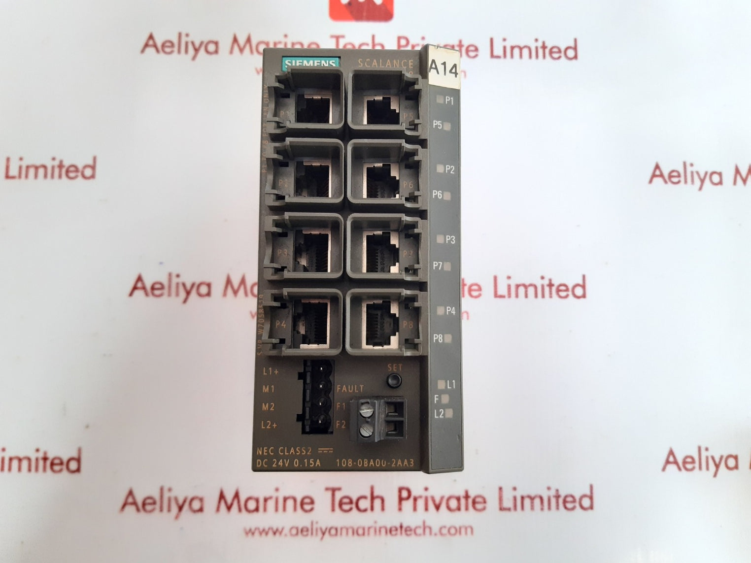 Siemens 6gk5108-0ba00-2aa3 scalance x108 ethernet switch