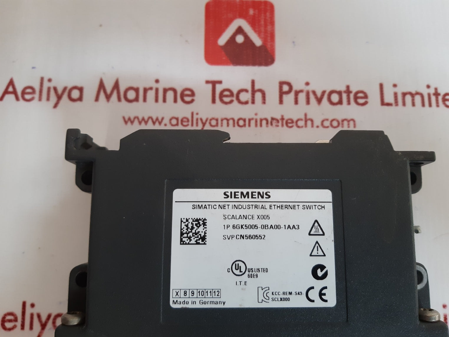 Siemens 6gk5005-0ba00-1aa3 scalance x005 simatic net industrial ethernet switch