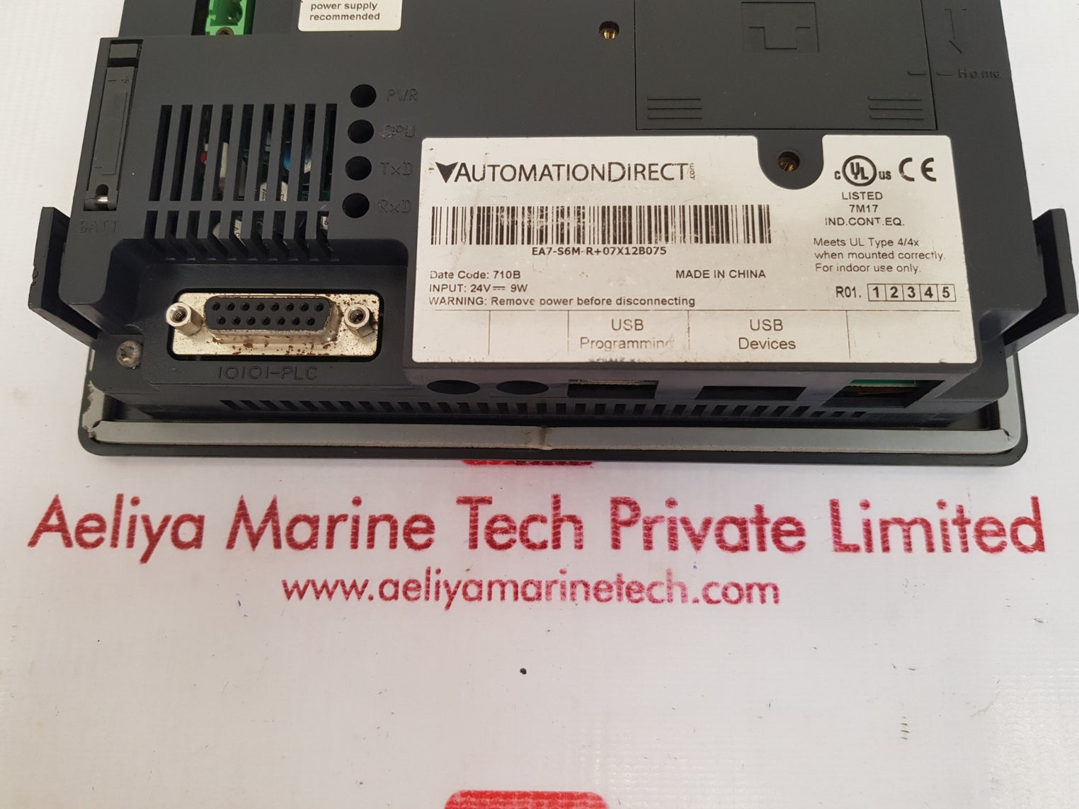 Automation direct ea7-s6m-r+07x12b075 touch screen panel