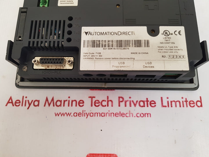Automation direct ea7-s6m-r+07x12b075 touch screen panel