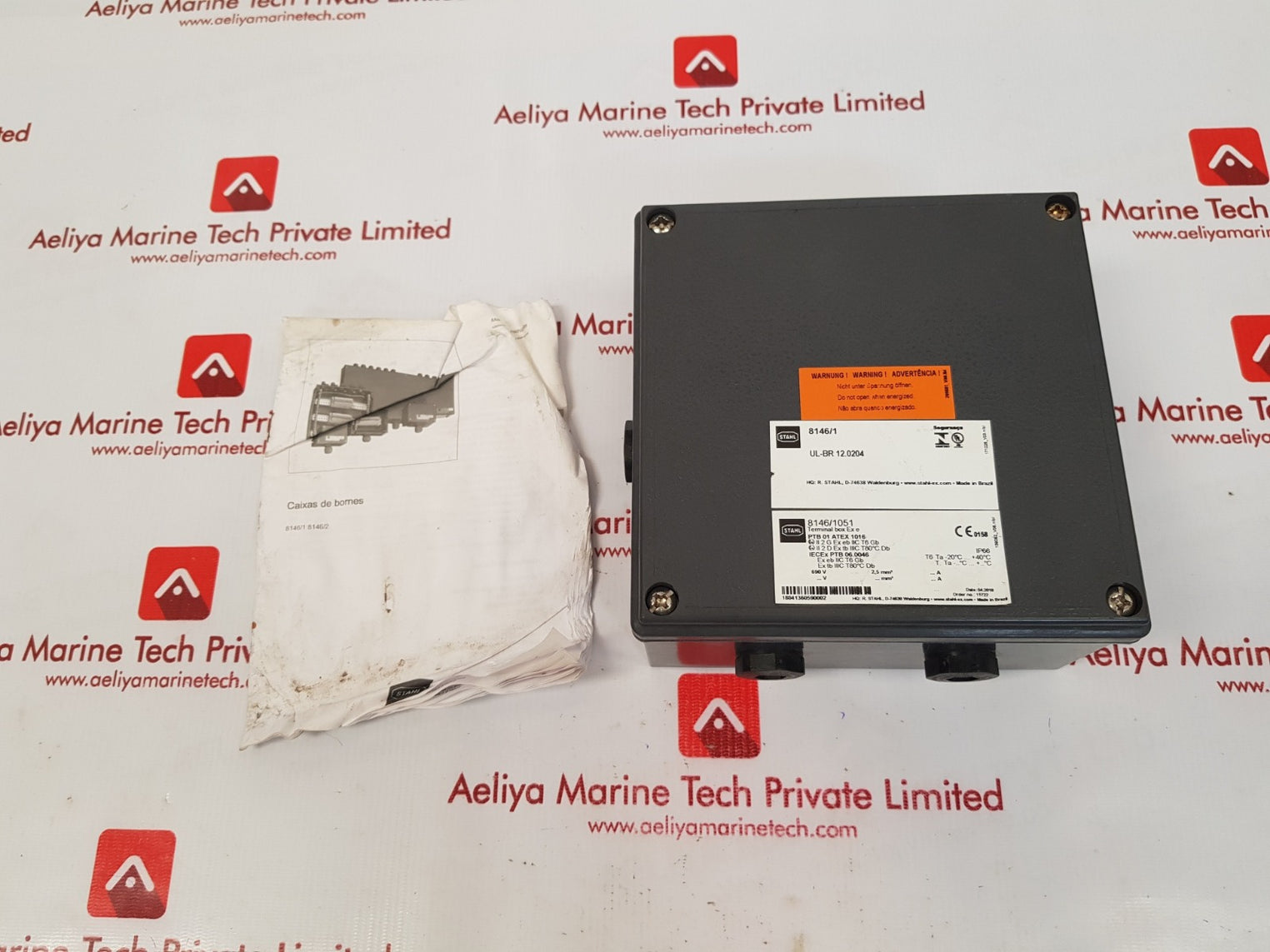 Stahl 8146/1051 terminal box ptb 01 atex 1016