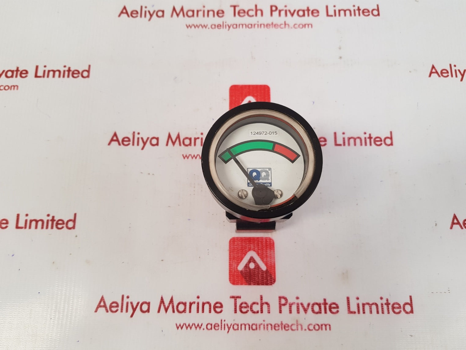 Quincy 124972-015 air compressor gauge 