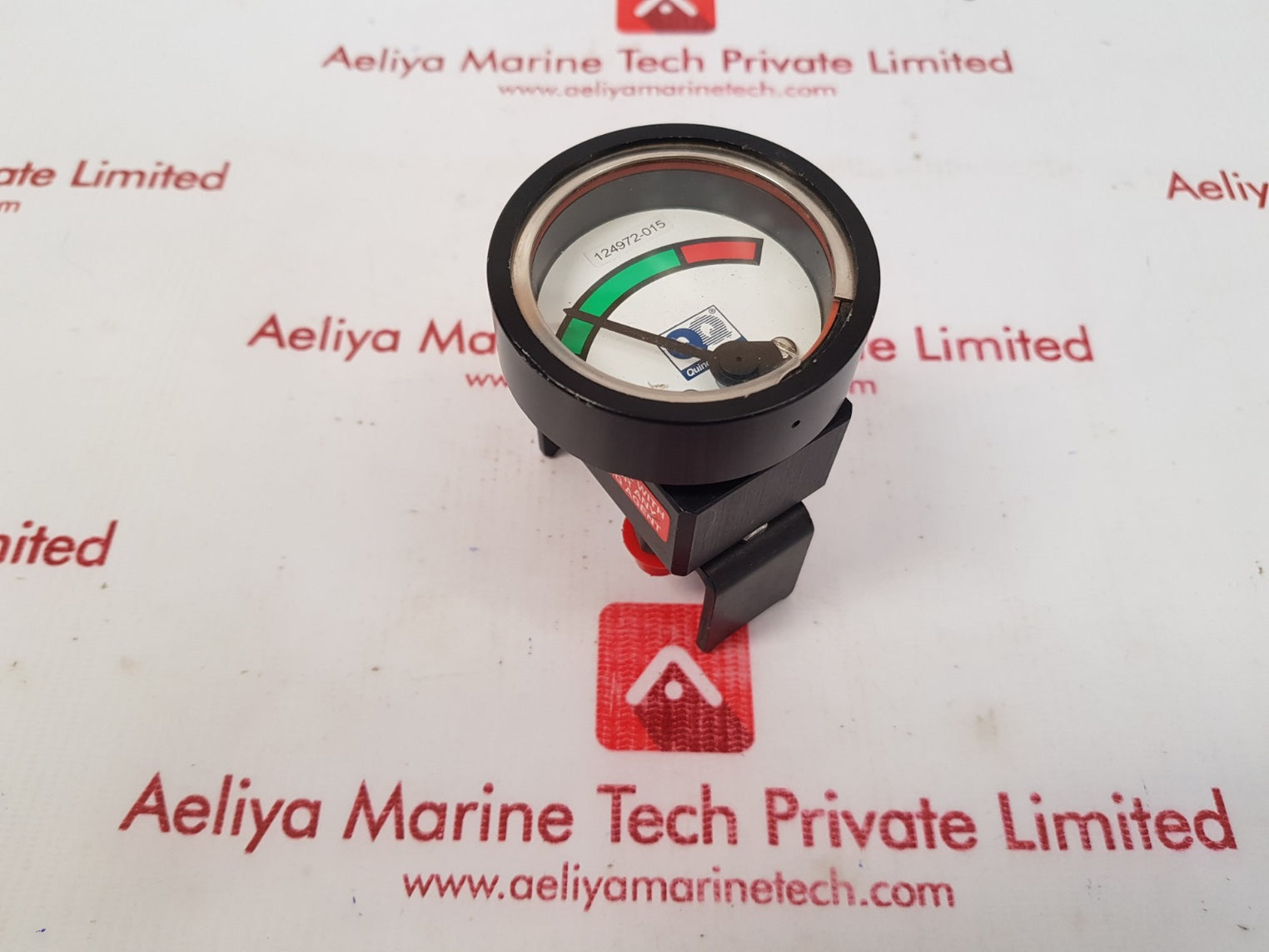 Quincy 124972-015 air compressor gauge 