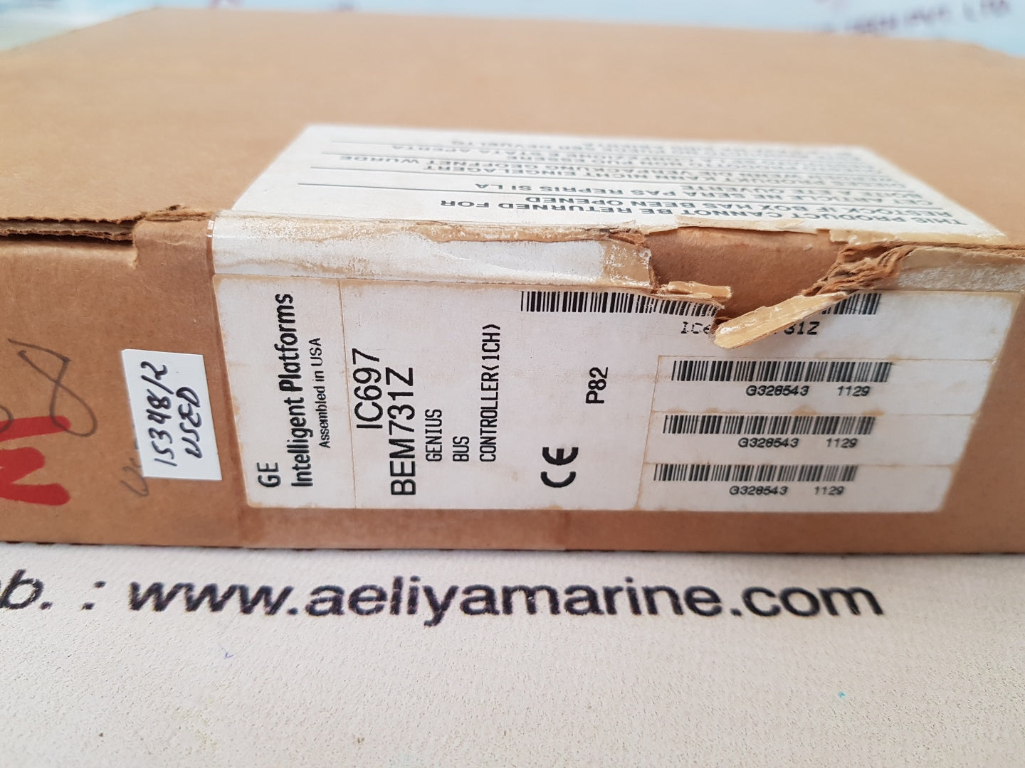 Ge ic697bem731z genius bus controller Used  