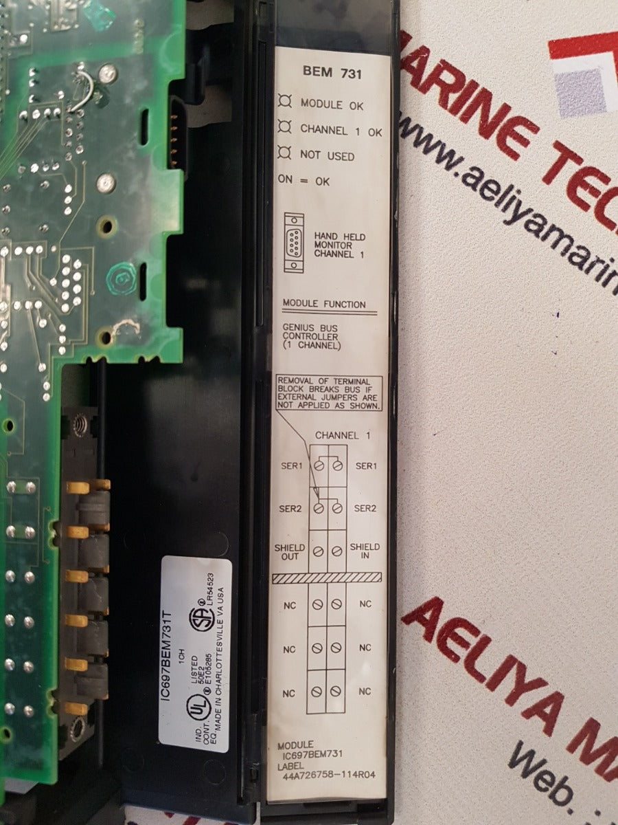 Ge ic697bem731z genius bus controller Used  