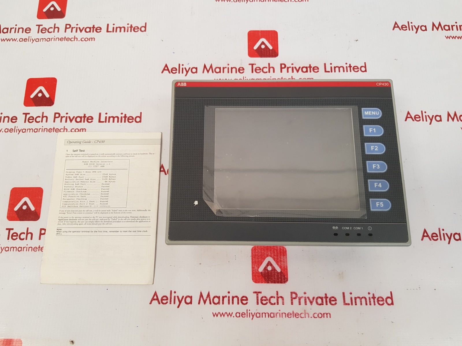 Abb cp430 t control panel 1sbp260195r1001 ver: 20.12.11