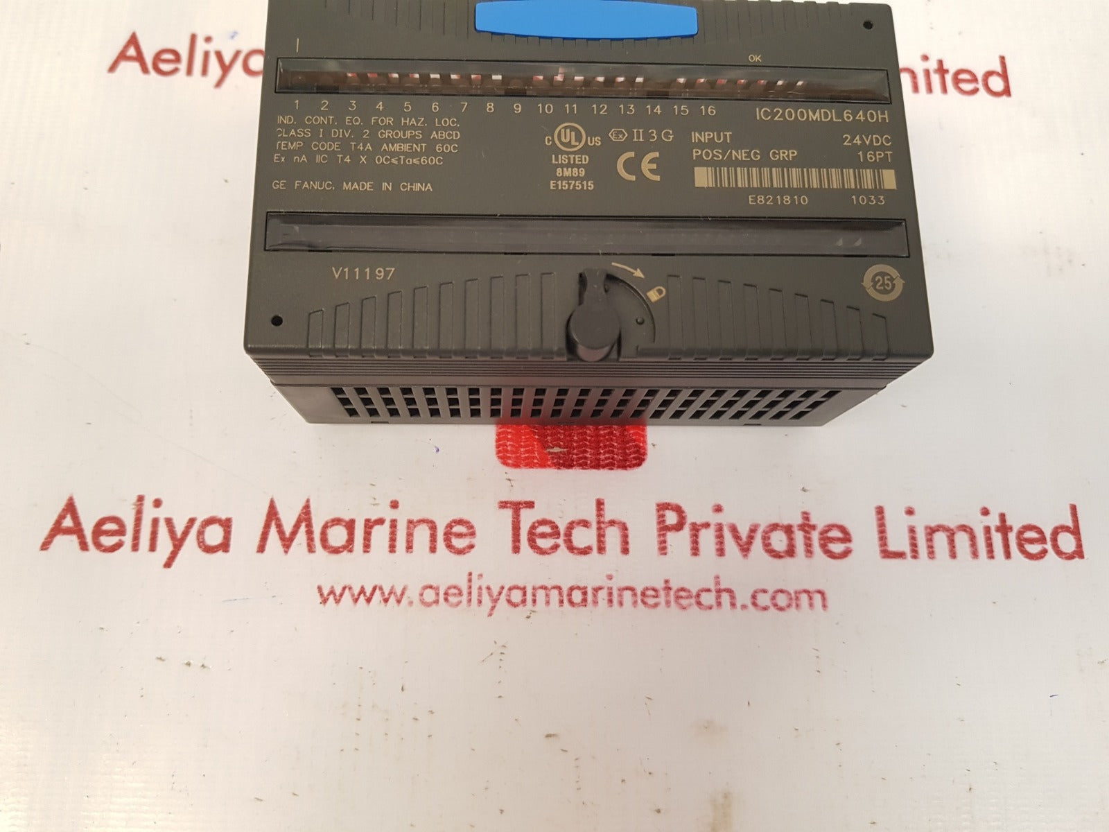 Ge fanuc ic200mdl640h plc module 843159