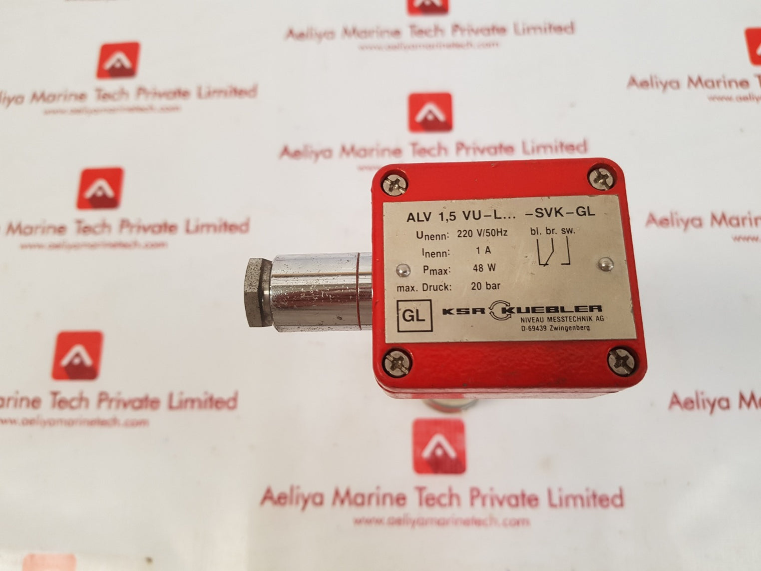 Ksr kuebler alv 1,5 vu-l 200-svk-gl megnetic float switch