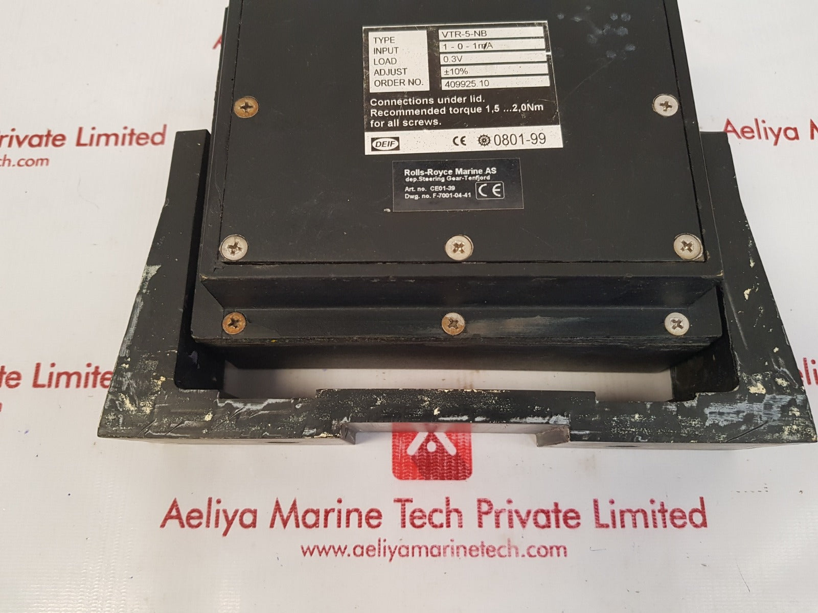 Deif vtr-5-nb rpm meter 40-0-40