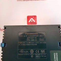 Panasonic fpg-c32t2h control unit with fp0-a80 converter 