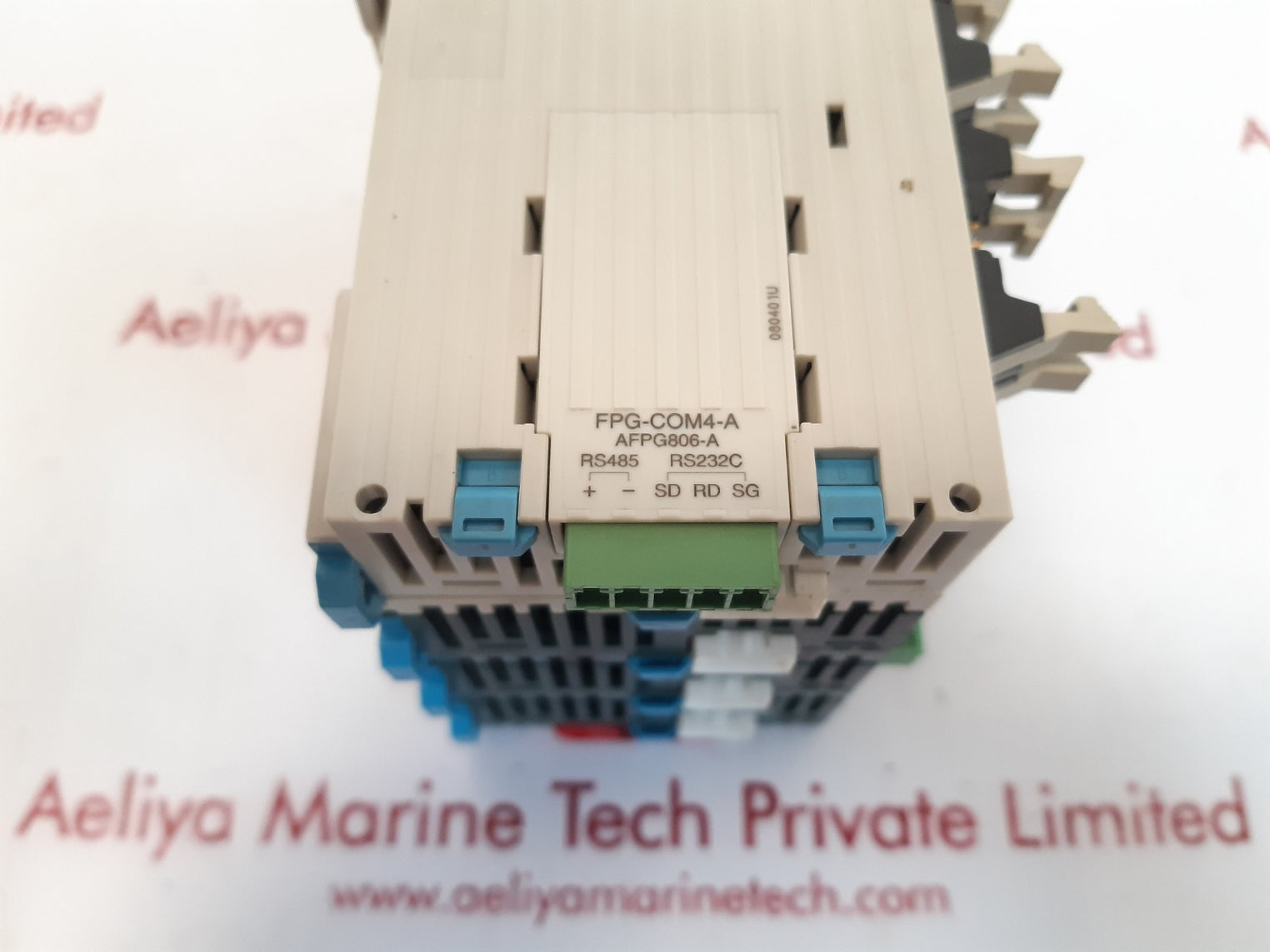 Panasonic fpg-c32t2h control unit with fp0-a80 converter 