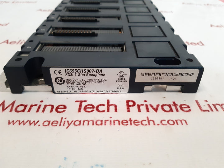 Ge ic695chs007-ba rx3i 7-slot backplane