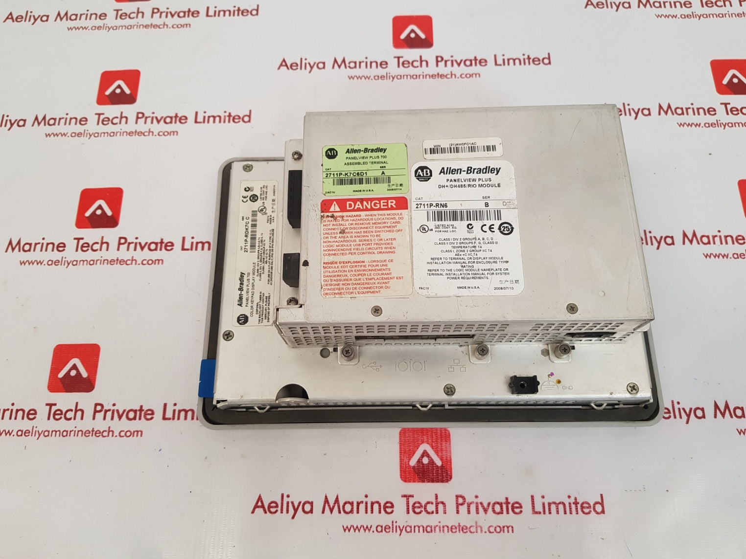 Allen-bradley panelview plus 700 2711p-rdk7c ser.c keypad display module