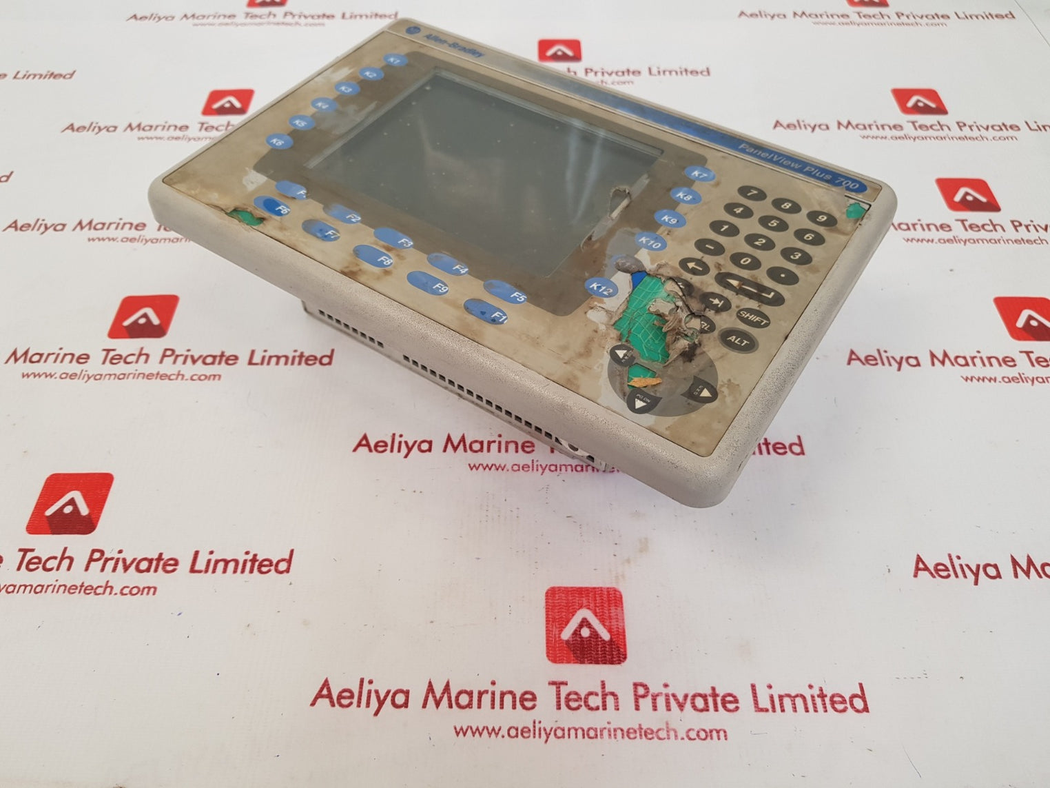 Allen-bradley panelview plus 700 2711p-rdk7c ser.c keypad display module