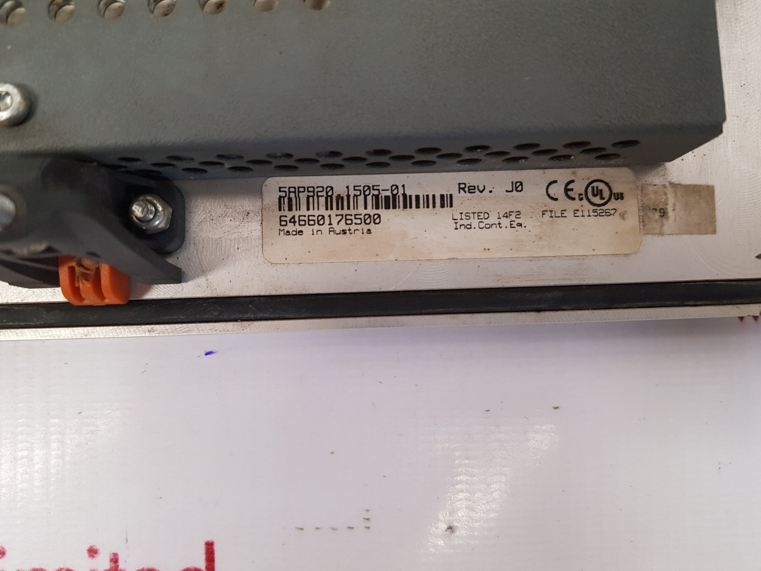 B&r 5ap920 1505-01 automation panel 900 