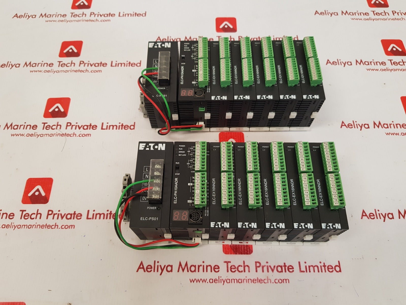 Eaton elc-ps01,elc-pa10aadr,elc-ex16nndr logic controller module ...