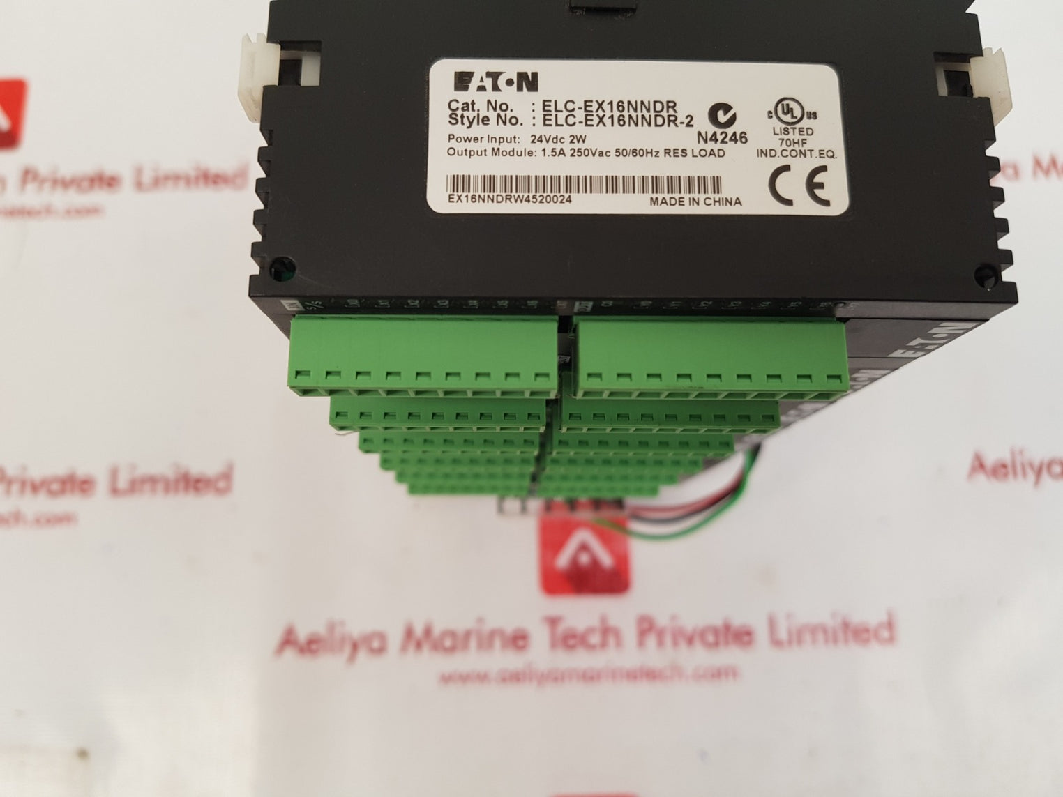 Eaton elc-ps01,elc-pa10aadr,elc-ex16nndr logic controller module 