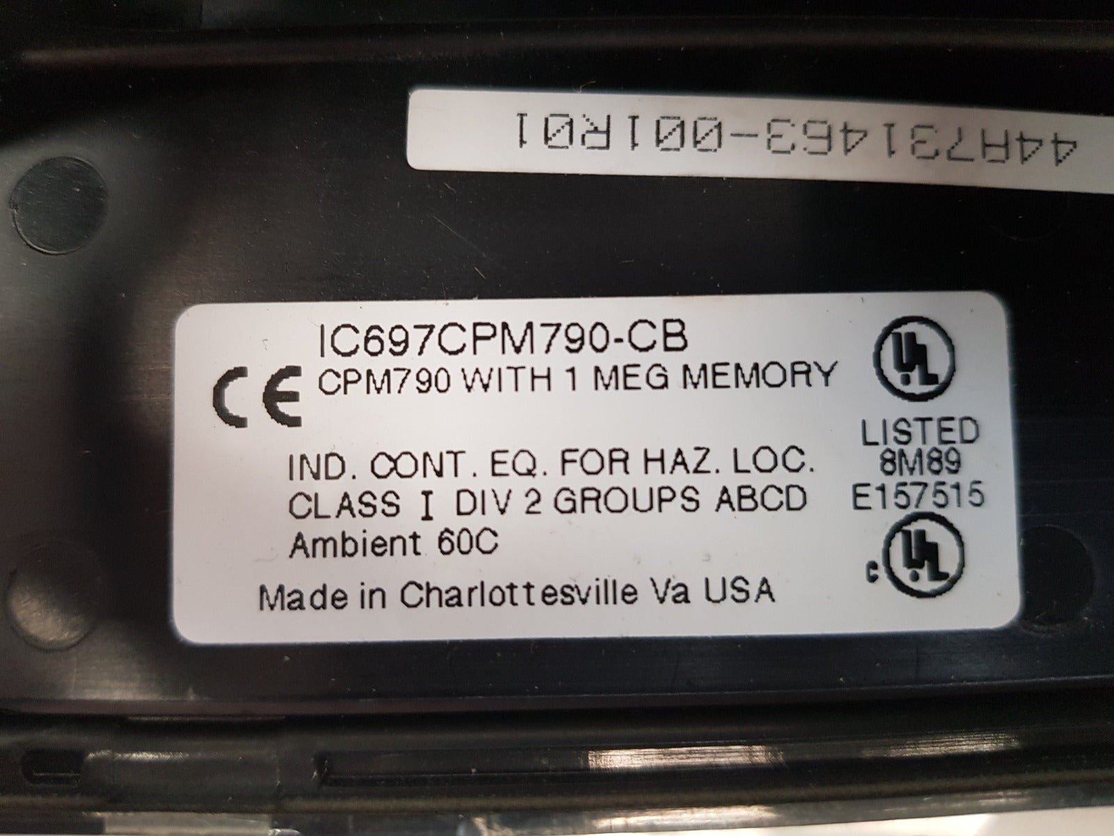 Ic697cpm790 central processor unit