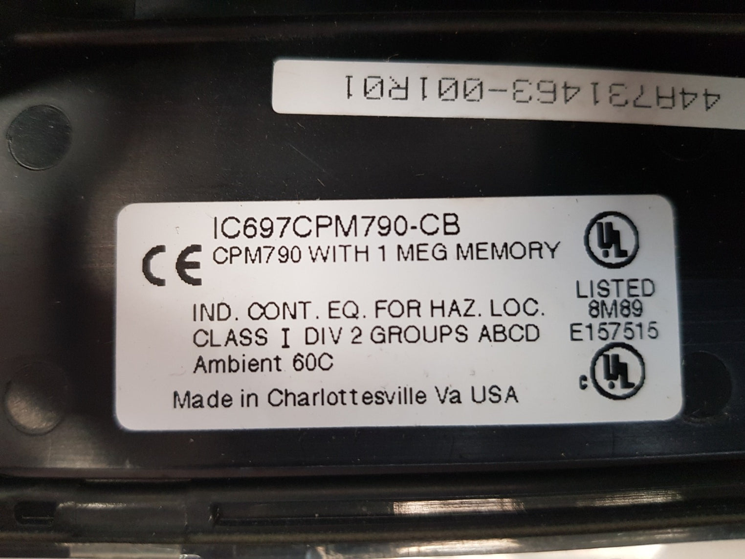 Ic697cpm790 central processor unit