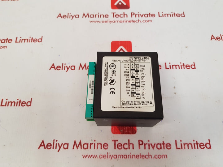 Ge fanuc Ic670mdl240h output module 