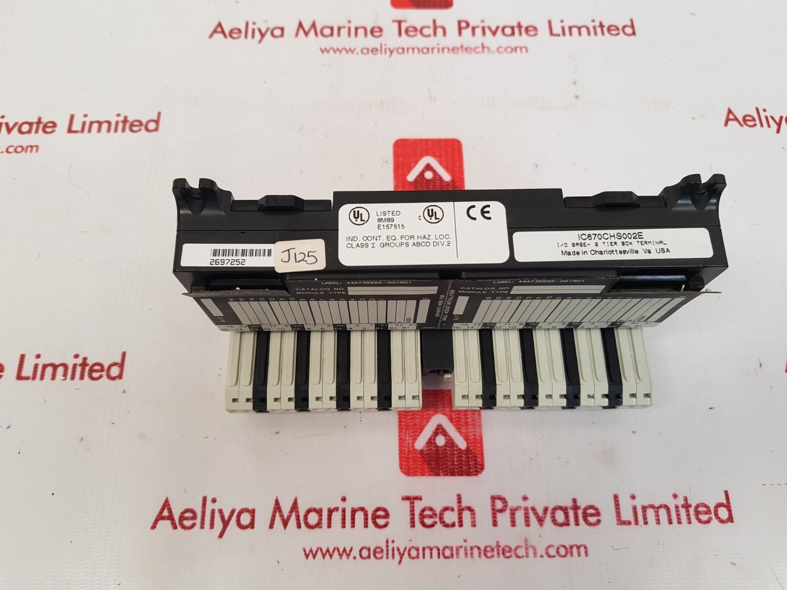 Ge fanuc Ic670chs002e protective i/o terminal block 