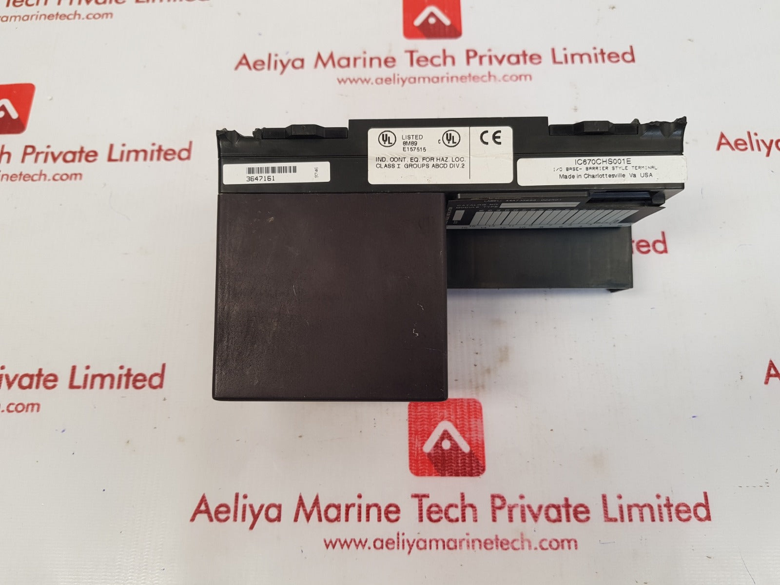 Ge fanuc Ic670chs001e input module with 44a735965-002r01 base module