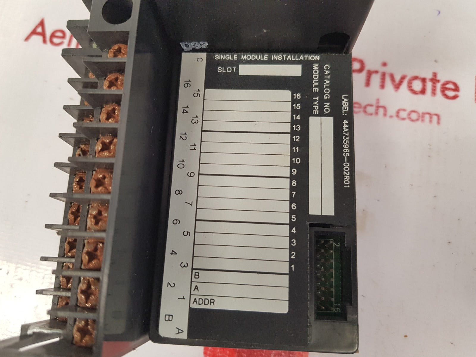 Ge fanuc Ic670chs001e input module with 44a735965-002r01 base module