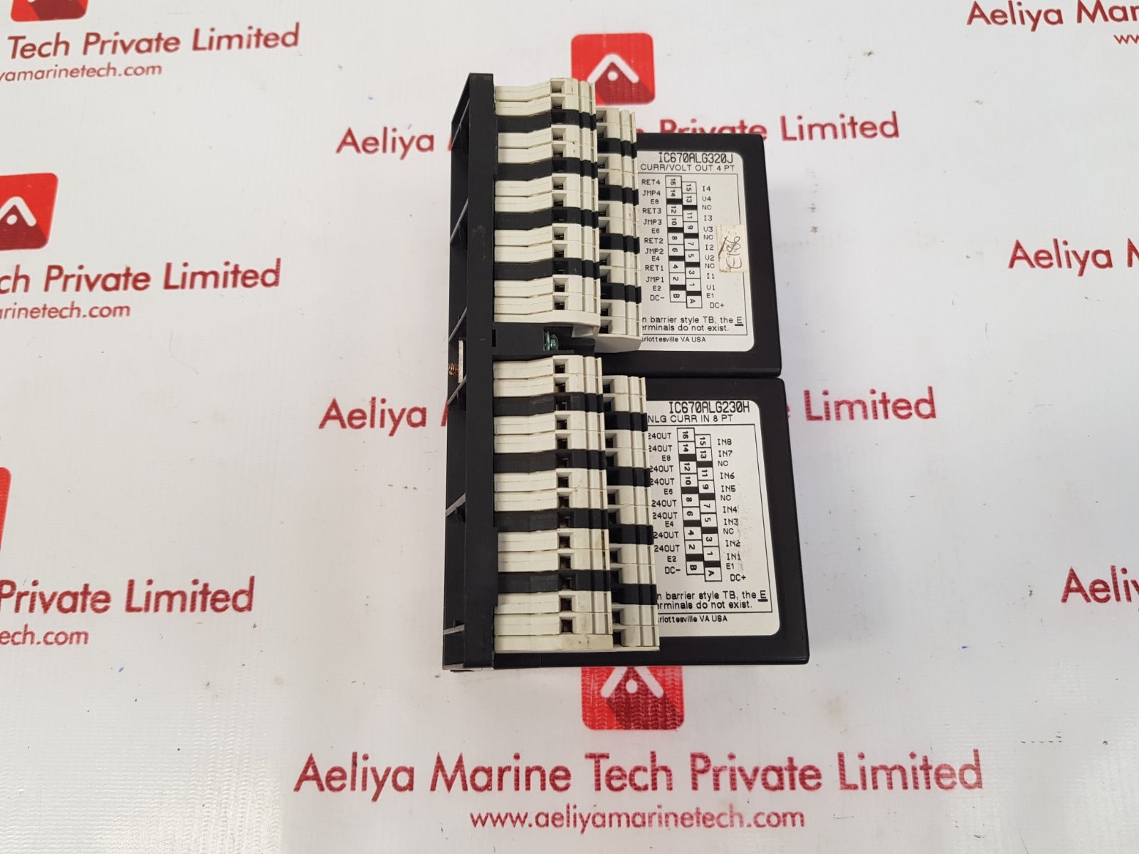 Ge fanuc Ic670alg320j/ic670alg230h output module with ic670chs002e base