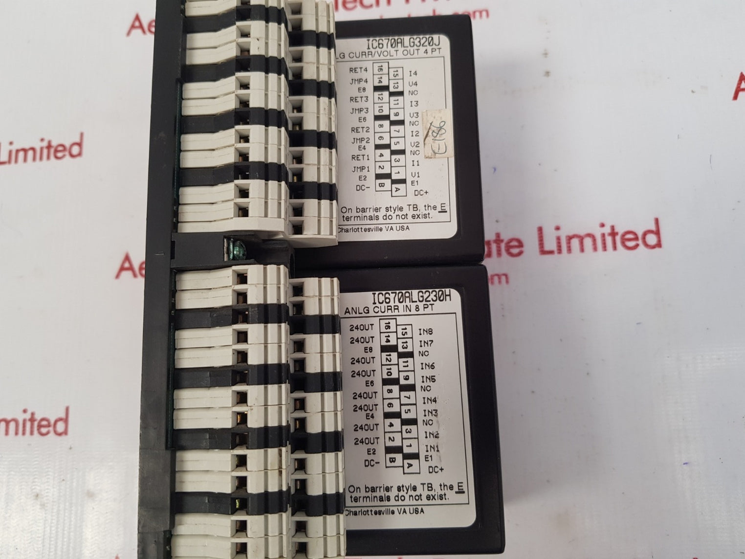 Ge fanuc Ic670alg320j/ic670alg230h output module with ic670chs002e base