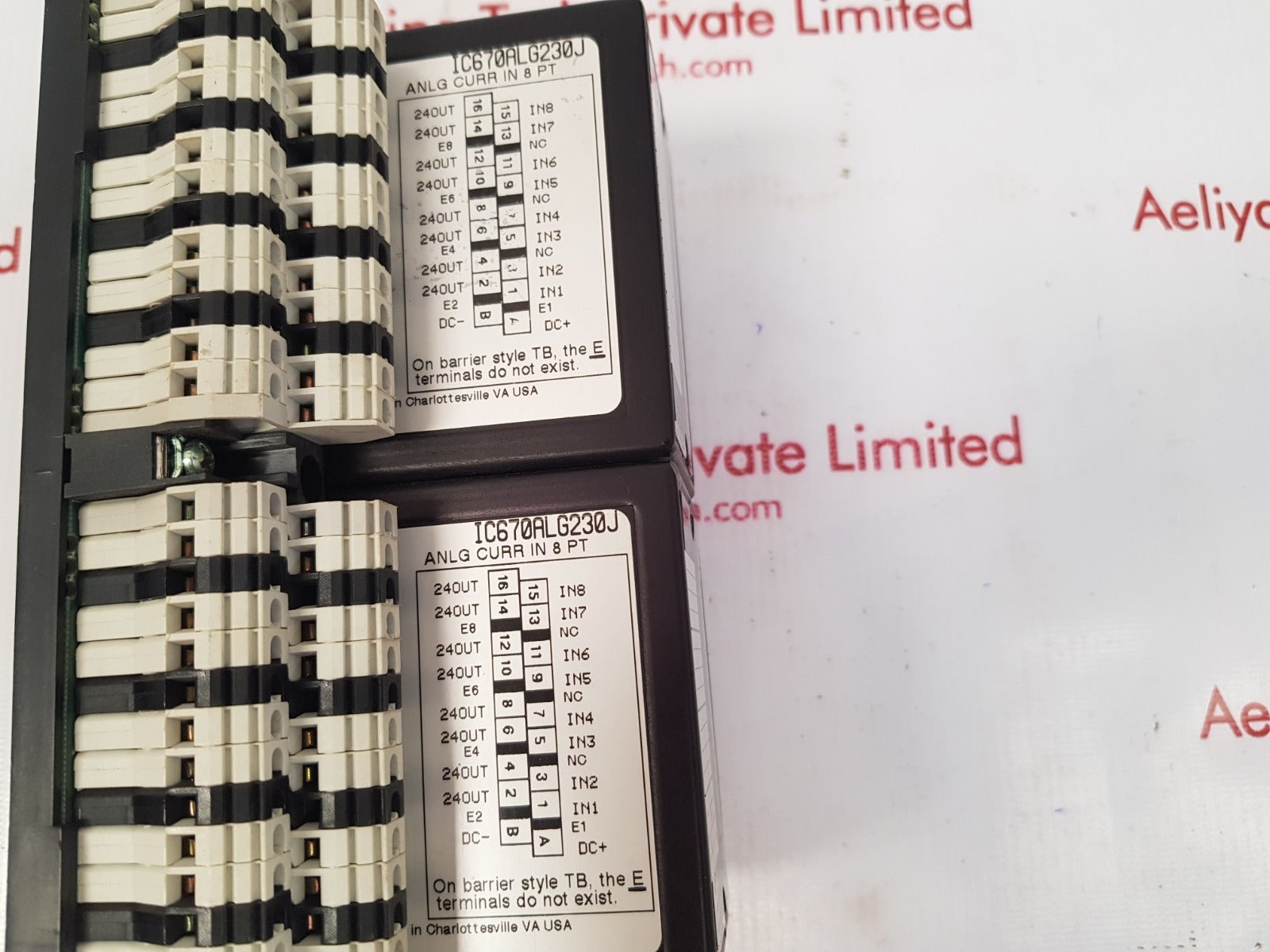 Ge fanuc Ic670alg230j analog input module with ic670chs002e i/o base