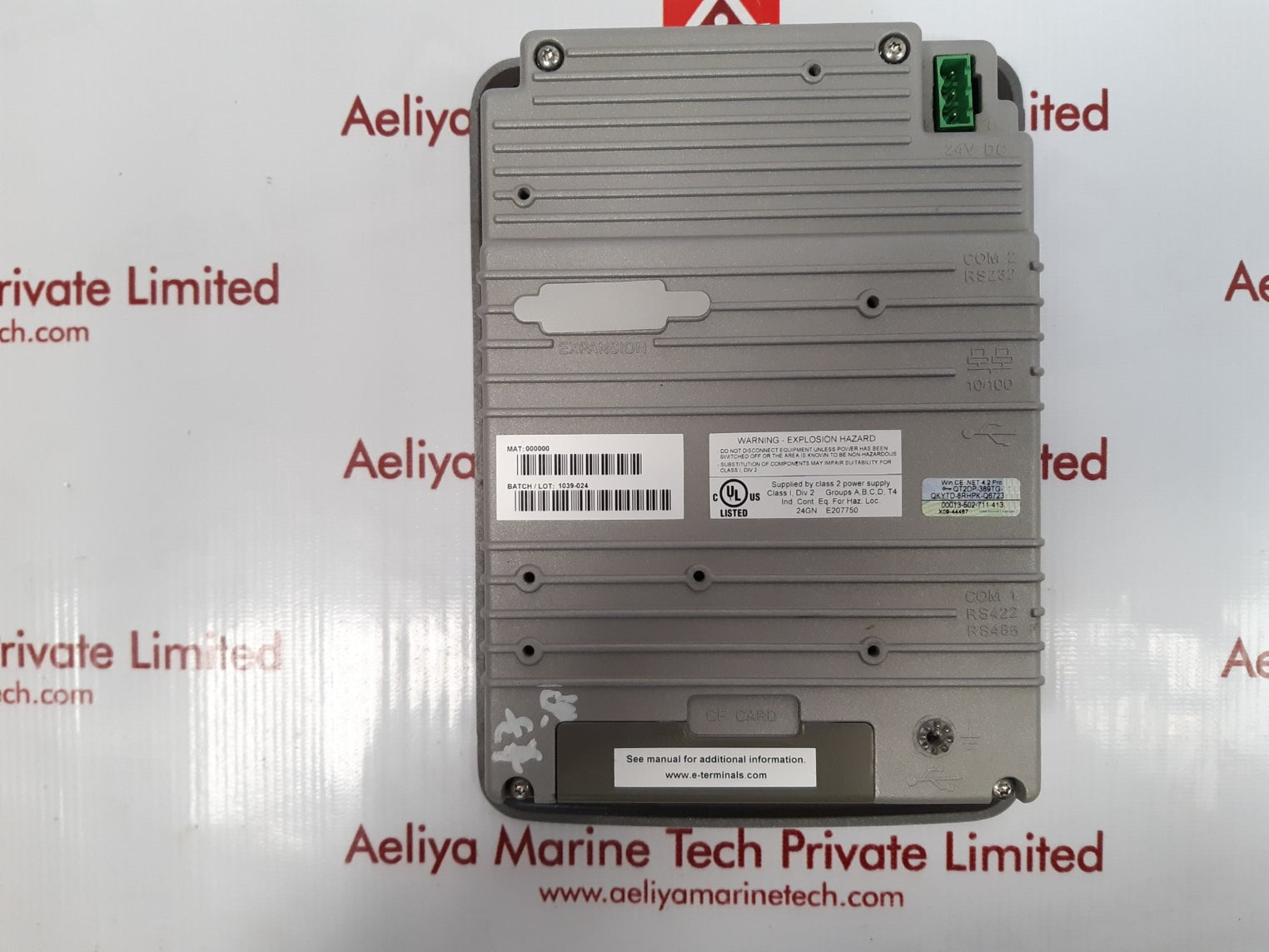 Johnson controls 1039-024 control panel 