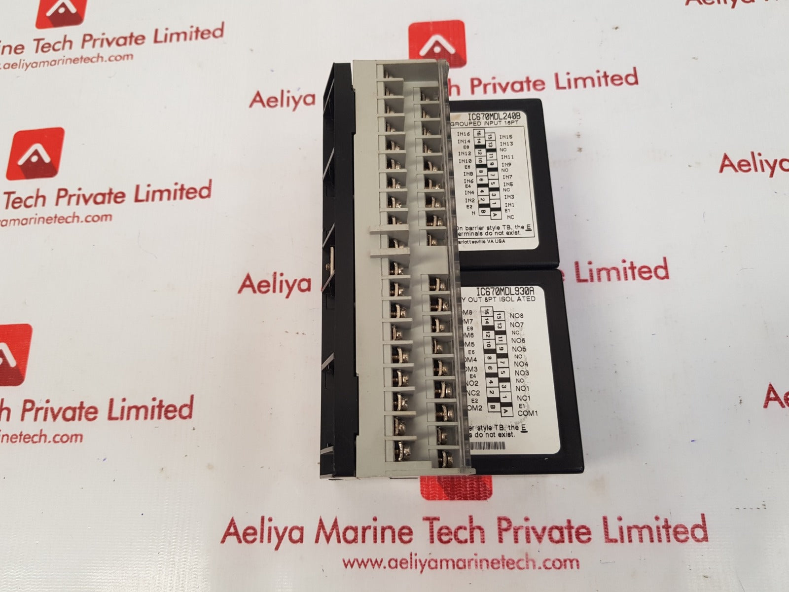 Ge ic670mdl240b/ic670mdl930a module with ic670chs001b i/o base 