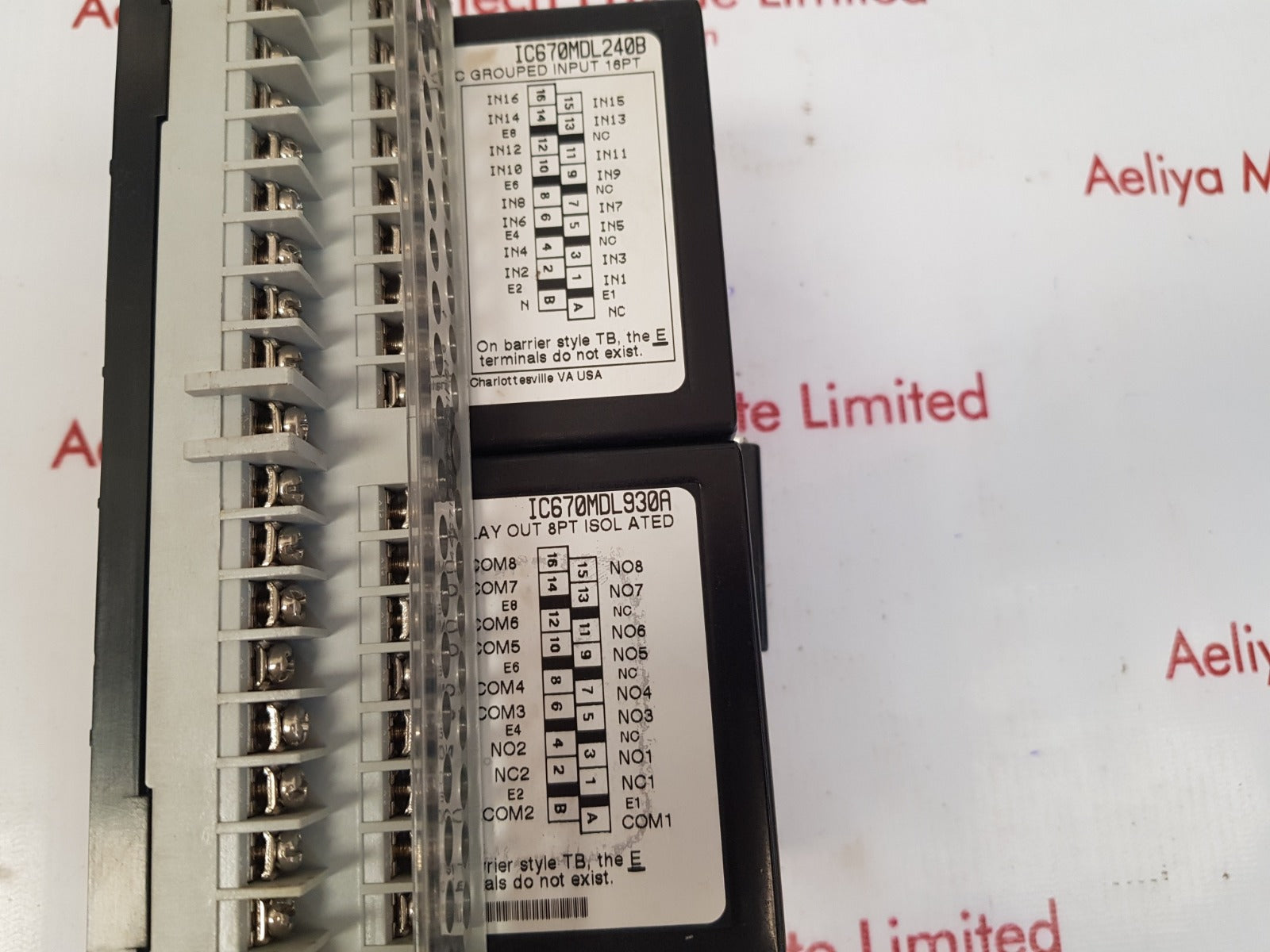 Ge ic670mdl240b/ic670mdl930a module with ic670chs001b i/o base 