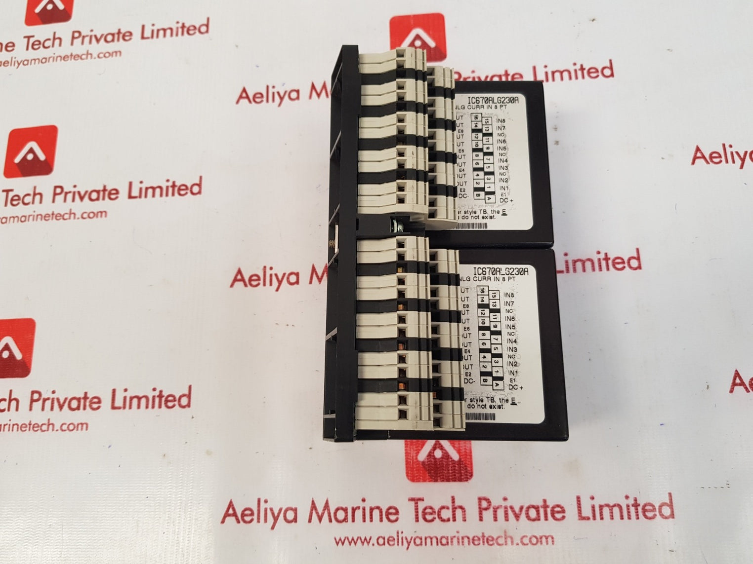Ge fanuc ic670alg230a analog input module with ic670chs002e i/o base
