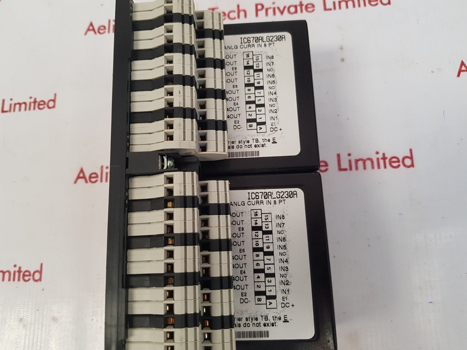 Ge fanuc ic670alg230a analog input module with ic670chs002e i/o base