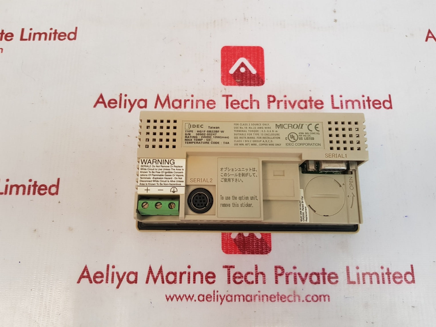 Idec hg1f-sb22bf-w touchscreen 