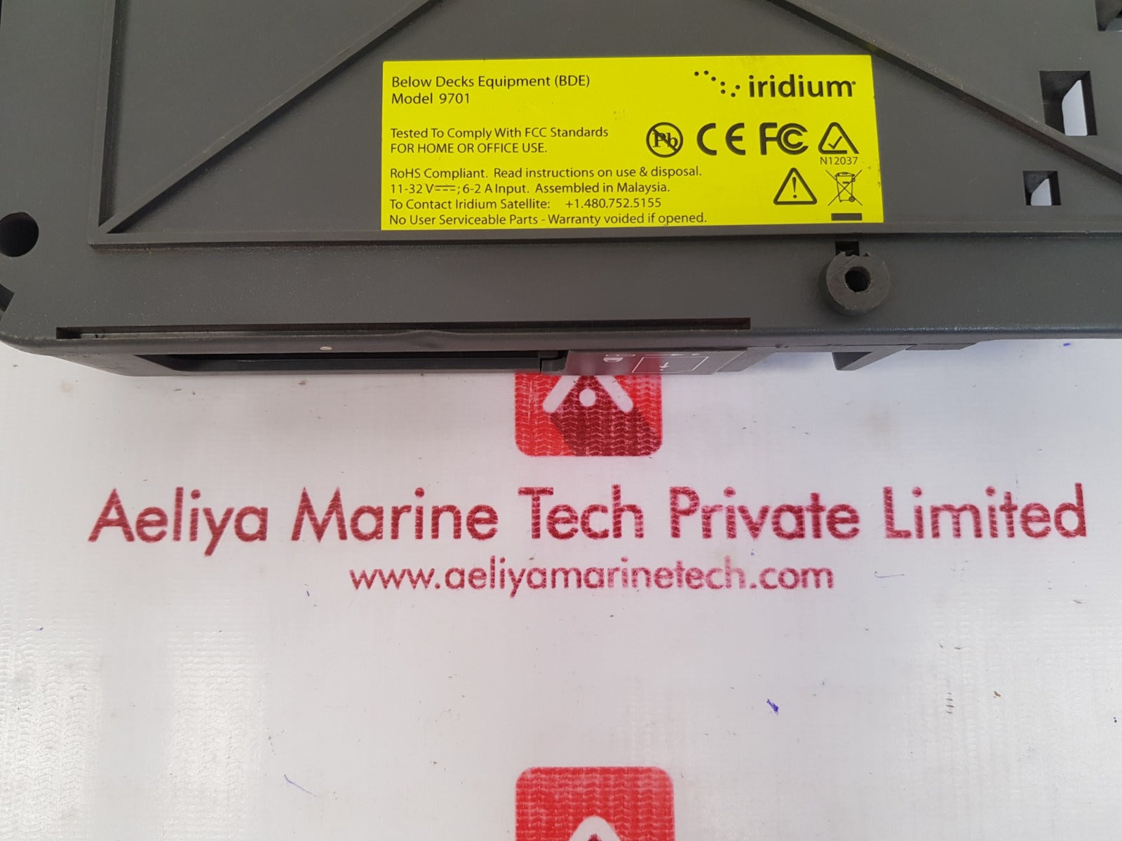 Iridium 9701 below decks equipment bbde1201