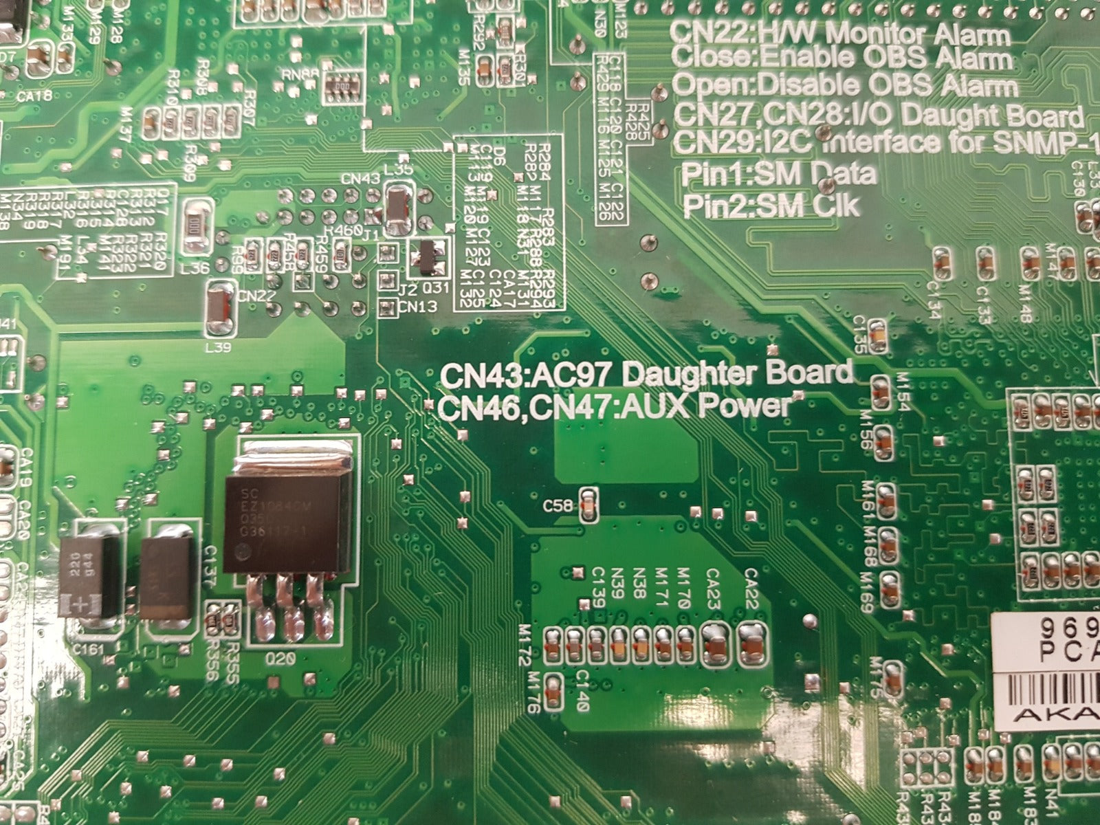 Pca-6186 rev.a1 1906618608 pcb card 