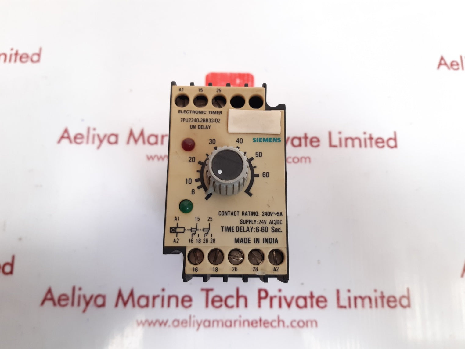 Siemens 7pu2240-2bb32-0z electronic timer