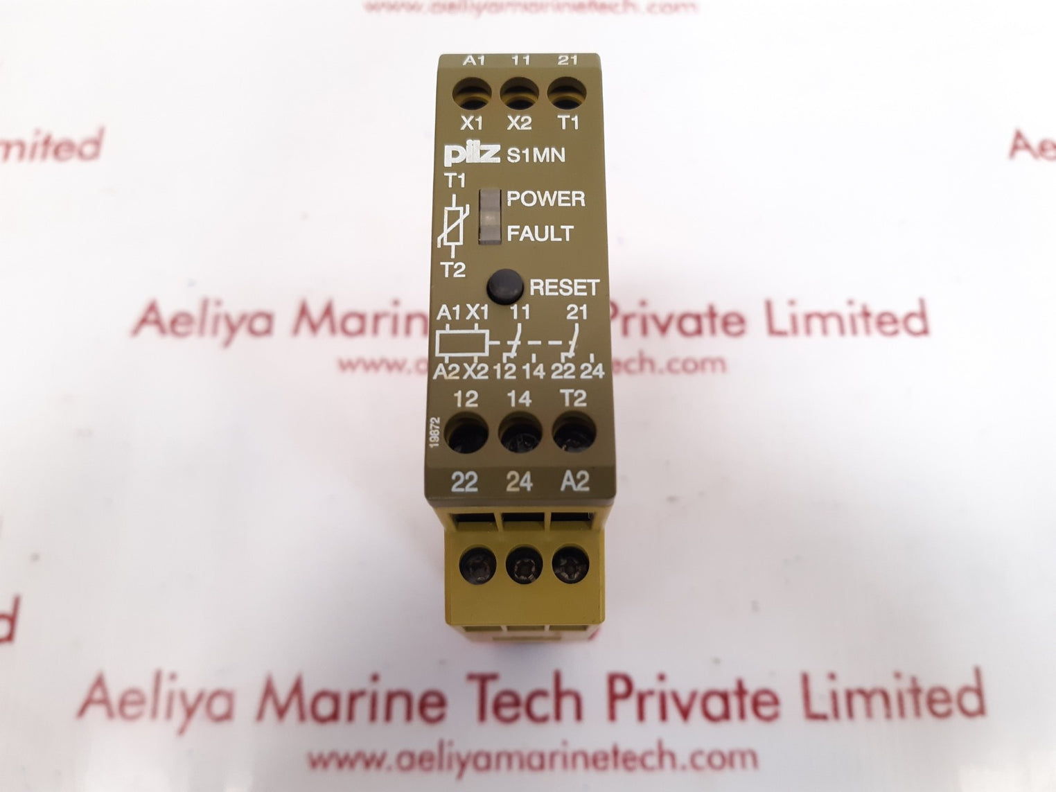 Pilz s1mn temperature monitoring relay 110 vac 