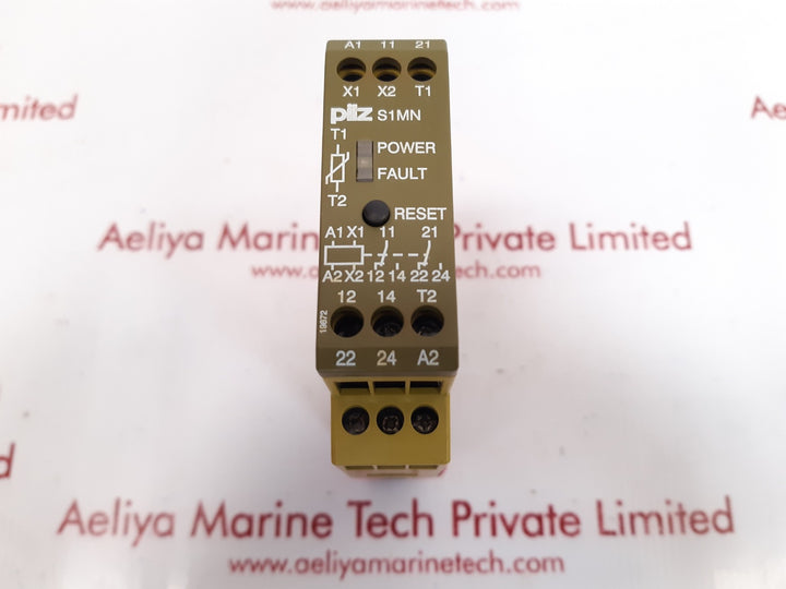 Pilz s1mn temperature monitoring relay 110 vac 