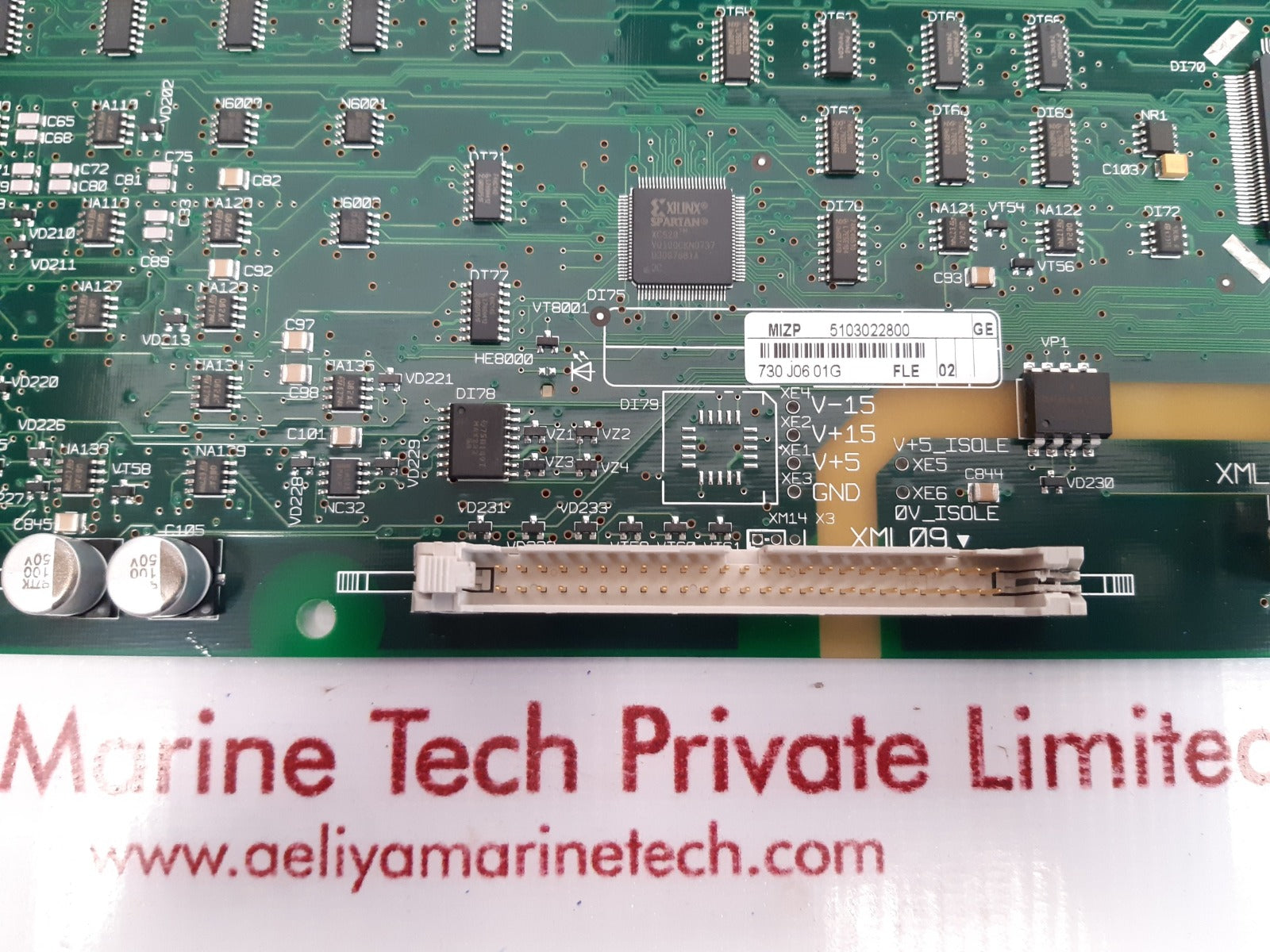 Mge mizp 5103022800 power supply system mizr 51030150xd - 1ga pcb card 