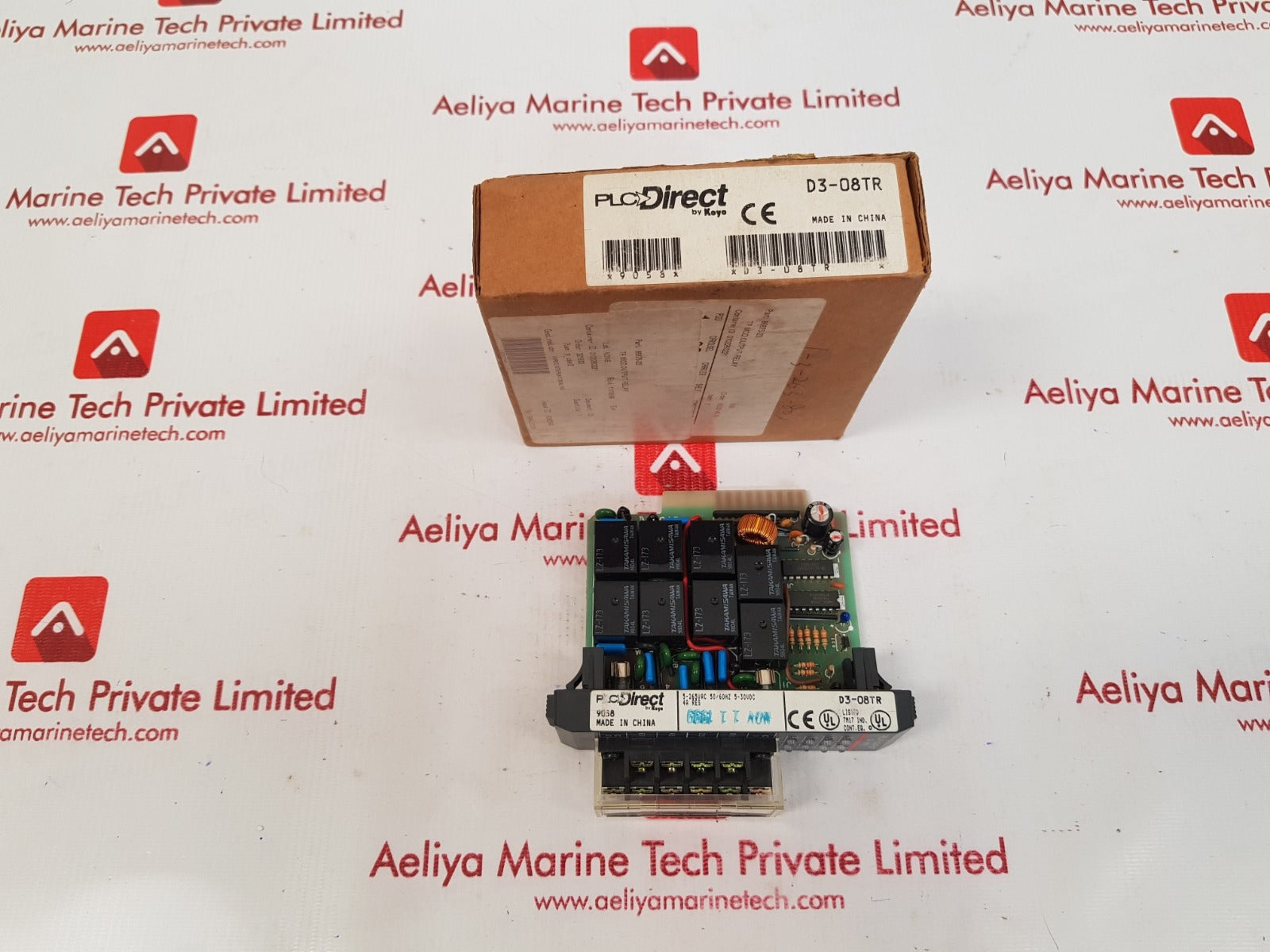 Plc direct d3-08tr output relay 5-265vac