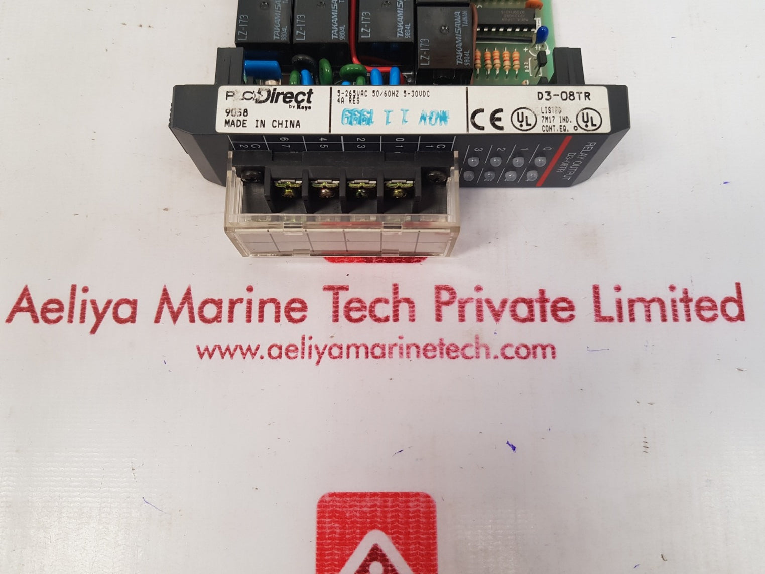Plc direct d3-08tr output relay 5-265vac